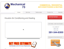 Tablet Screenshot of mechanical73.com